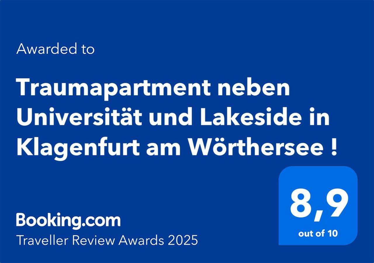 Traumapartment Neben Universitaet Und Lakeside In Klagenfurt Am Woerthersee ! Eksteriør bilde